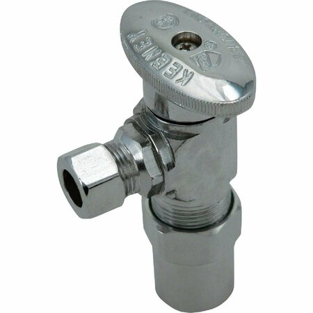 ALL-SOURCE 1/2 In. CPVC x 3/8 In. Compression Quarter Turn Angle Valve 456367